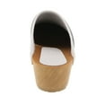 thumbnail image 5 of BJORK Maja Open Back Wood Leather Clogs (White - EU39), 5 of 9