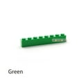 thumbnail image 1 of 100pcs Thick 1x8 Dot DIY Building BlocksFigures Bricks Educational Creative Size Compatible With 3008 Plastic Toys for Children Green 100pcs, 1 of 5