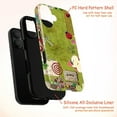 thumbnail image 4 of Retro Grunge Green Collage Phone Case, Ladybug & Old School Mix Tape Cover for iPhone 17 16 15 14 13 12 11 Pro Max, 4 of 6