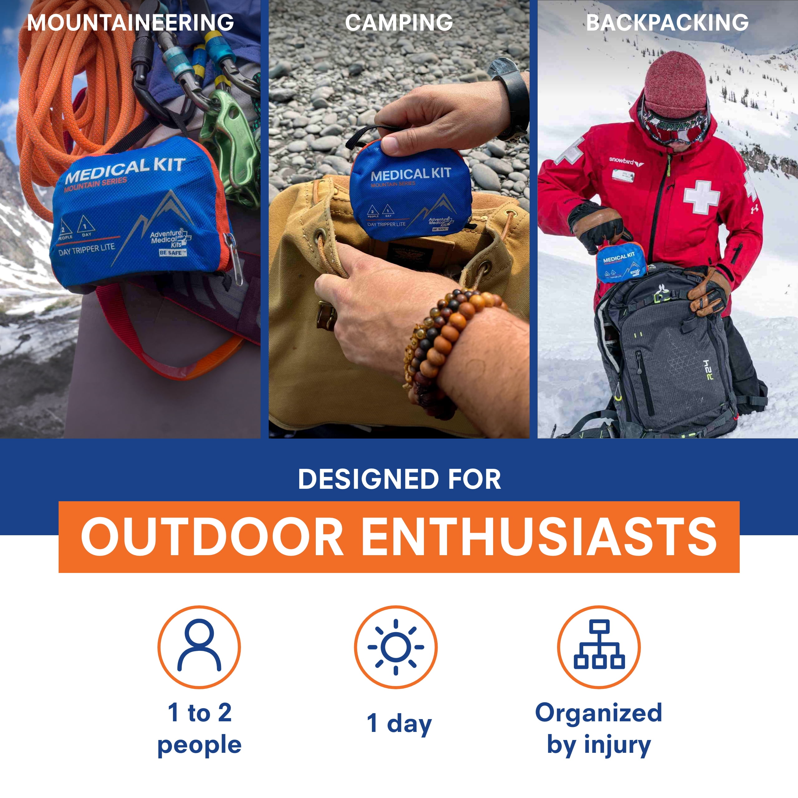 Adventure Medical Kits Mountain Series Day Tripper Lite Medic Kit