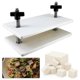 thumbnail image 2 of Tofu Press Plastic Homemade Manual Two Springs Tofu Press Bent Plate Machine Household Kitchen Pres, 2 of 5