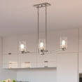 thumbnail image 2 of Quoizel Lighting - Acacia - 3 Light Linear Chandelier In Transitional Style-9.5, 2 of 9