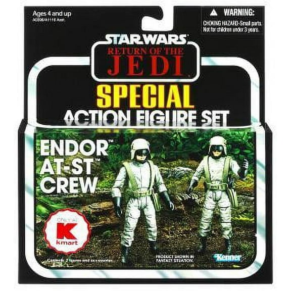 Star Wars Vintage Special Figure Sets Endor AT-ST Crew Action Figure Set