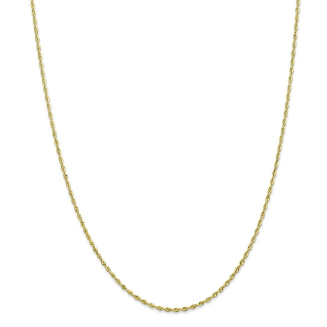 10K Yellow Gold 1.84mm Diamond Cut Quadruple Rope Chain 18 Inch