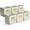 Tie-Dye Swirl, variant on Sorbus 11" Collapsible Fabric Storage Cubes, 6-Pack Bins with Handle, Multi Ombre