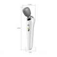 thumbnail image 2 of Powerful Wand Massager - Personal Wand Electric Massager with 5 Powerful Vibrations with Flexible Head for Deep Muscles Pain Relief, Travel Lock Mode, Curved Hand Design (White), 2 of 3