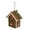 Brown, variant on Handmade Cedar Wooden Birdhouse for Outside Hanging Bluebird House Garden Patio Decorative Nest Box for Hummingbirds Finches Wrens Chickadees Cardinals Outdoor Rustic Bird Feeder