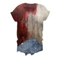 thumbnail image 3 of iTNHFP T-Shirt en Coton pour Femmes Hauts d'Été Manches Courtes T-Shirt Imprimé Col Rond Blouse, 3 of 3