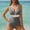 Gray, variant on UTSJKR One Piece Swimsuit Women Tummy Control Bathing Suits Slimming Modest Color Block Swim Suits 2025 V Neck Swimwear Pink S