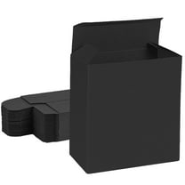 UCANPACK Black Product Boxes 6 x 1½ x 6 - 500 Pack mini cardboard boxes Black, 6x1½x6 Shipping Boxes - Custom Made in USA
