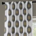 thumbnail image 5 of Mayan Gold Printed Cotton Twill Curtain (1 Panel), Mayan Gold, 50W X 84L, 5 of 6