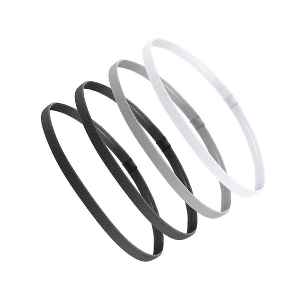 Paquete de 4 diademas elásticas deportivas Wosthever antideslizantes para Yoga y ejercicio