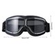 thumbnail image 3 of Motorcycle Goggles Vintage Pilot Style Cruiser Scooters Goggle Outdoor Sand Goggles Bike Racer Cruiser Touring Eyewear Silver, 3 of 4