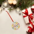 thumbnail image 6 of Hirioo Transports with Animals for Acrylic Christmas Pendant Hanging Christmas Tree Ornaments, Car, Home, Office Gift Decor-Round Shape, 6 of 7