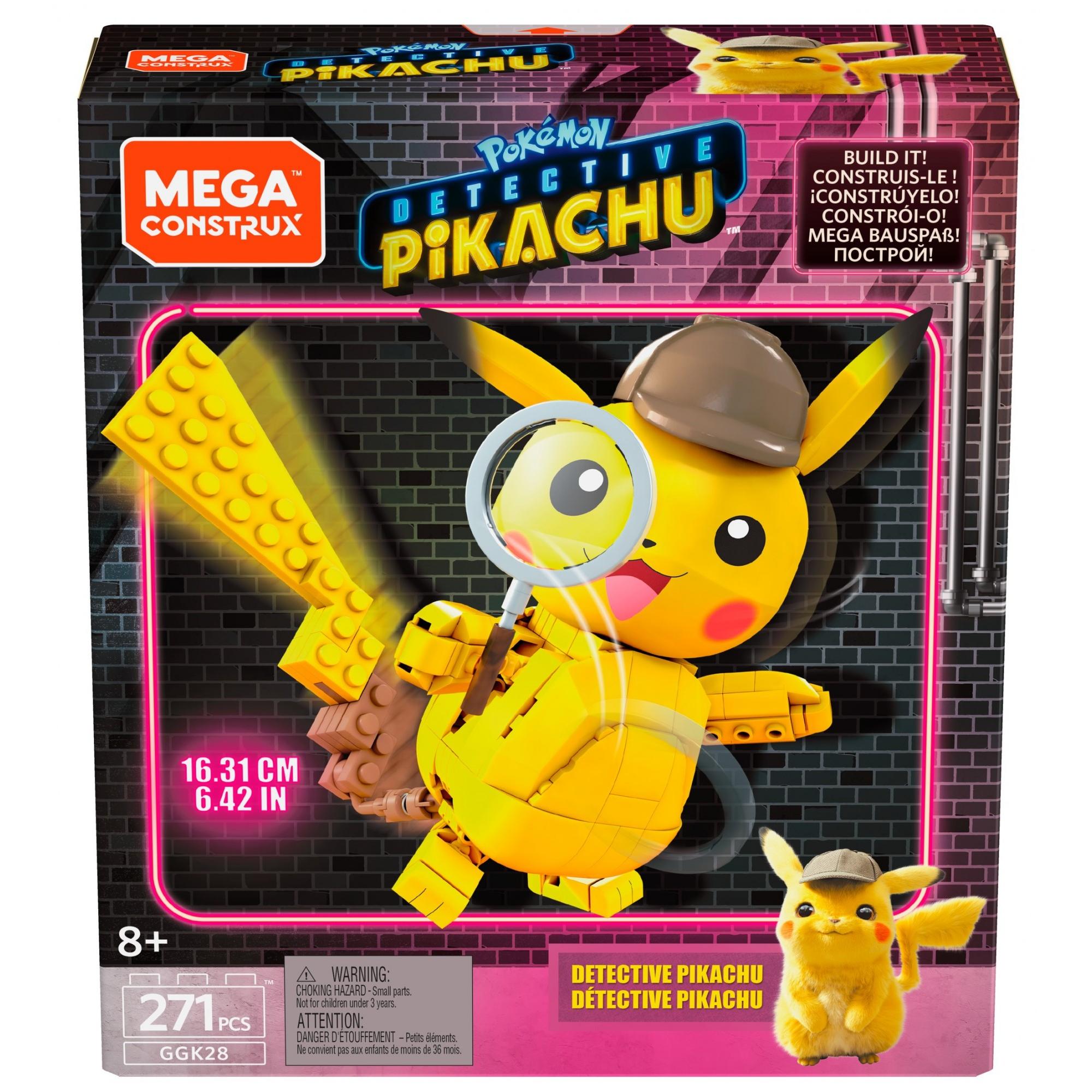 Mega Construx Pokemon Detective Pikachu Medium Pikachu Figure Walmart Mega Construx Pokemon Detective Pikachu Medium Pikachu Figure Walmart