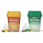 Teavana Tea 2 Flavor Peach Tranquility and Jade Citrus Mint, 15 Tea Bags each Pack (Pack of 2)