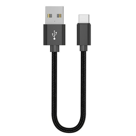 KABOER 30CM 3A Fast Charger Cable Micro USB/Type C Braided Power Bank Cable For Samsung Galaxy S8 S9 Plus Redmi Note 4 5 4X