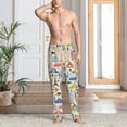 thumbnail image 6 of Lsque Famous Places Print Men's Pajama Pants, Lounge Pant - Comfortable Home Wear,Elastic Waistband, Stylish Design-XX-Large, 6 of 9