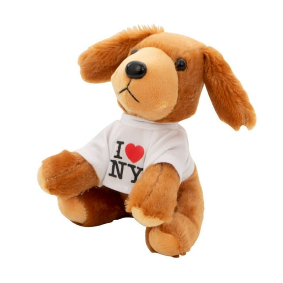 I Love NY Plush Dog