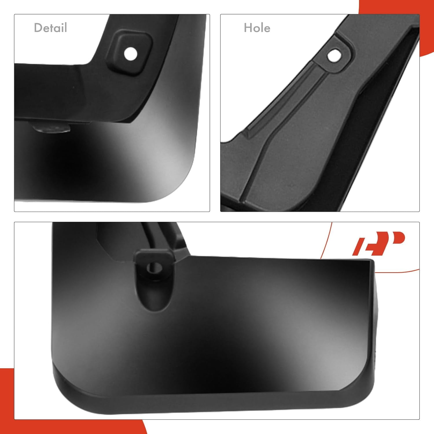 A-Premium Mud Flaps Splash Guards Mudguards Compatible with Toyota Highlander 2020-2021 Sport Utility Front and Rear 4-PC Set Without Side Kirts