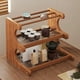 thumbnail image 5 of Organizador de escritorio, estante de almacenamiento de varios niveles para tazas de café, organizador de escritorio de oficina, estante de exhibición, solución de almacenamiento de madera, estante o, 5 of 6