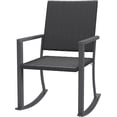 thumbnail image 1 of YODOLLA Patio Dining Chair, Outdoor Rattan Fire Pit Chair with Armrests and Metal Frame, 1 of 9
