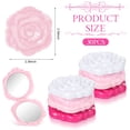 thumbnail image 2 of Espejos compactos Geelin Pink Rose para obsequios de boda, 30 unidades, 2 of 7