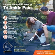 MODVEL Ankle Brace, Grey, Large, (2 Pack)