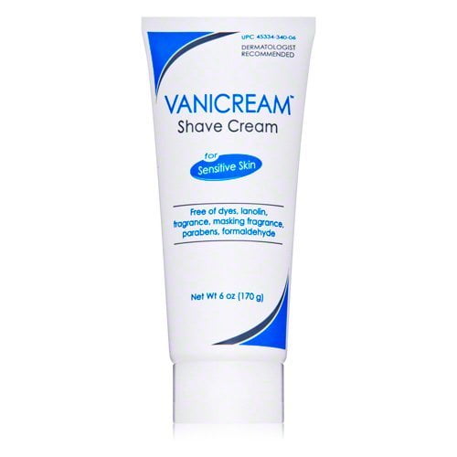 5 Pack Vanicream Shave Cream For Sensitive Skin 6oz Each