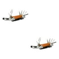 thumbnail image 1 of Transemion Réparation de Vélo 15 en 1 Outil de Réparation pour Mécanicien de Cyclisme avec Tournevis Extracteur de Chaîne à Rivets Clé à Douille Légère Orange 2 Pcs, 1 of 6