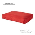 thumbnail image 3 of Happy Hounds Casey Indoor/Outdoor Pillow Style Dog Bed, Salsa, Medium (42 x 30 in.), 3 of 9