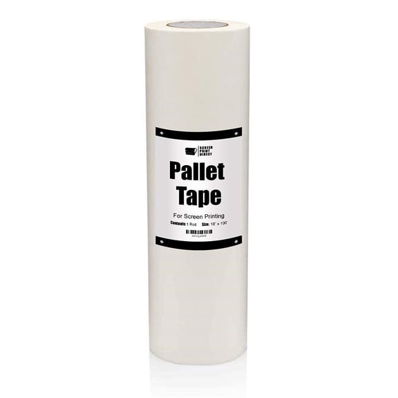 Ecotex® Screen Printing Pallet Tape (16" x 100') - Heavy Duty Platen Tape for Screen Printing Platens, Masking Tape Protects Screen Printing Surfaces from Inks - Clean Removal to Extend Pallet Life