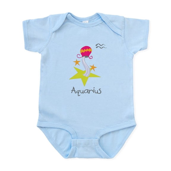 CafePress - Aquarius Kiddie Infant Bodysuit - Baby Light Bodysuit, Size Newborn - 24 Months