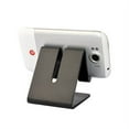 thumbnail image 3 of Cell Phone Stand Holder - Aluminum Desktop Solid Portable Universal Desk Stand Compatible with All Mobile Smart Phone Huawei iPhone X 8 7 6 Plus 5 Ipad Mini Tablet Office Decor(Black), 3 of 7