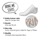 thumbnail image 1 of Unisex Socks [跃星辉]未处理知产清库产品 1双 DO NOT DISTURB I'M GAMING休闲袜子短袜 ANGGREK Printing Alphabet Socks, 1 of 8