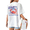 White, variant on UNISHE Women's Bow Crab Star Shell Dual Side Front Back Crabby Sun Salt Sass Beach Quote Hand Drawn Graphic Short Sleeve T-Shirts white Tops