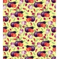 thumbnail image 3 of Ambesonne Eggplant Duvet Cover Set, Organic Tasty Eating, Twin, Multicolor, 3 of 3