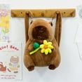 thumbnail image 2 of VONKY Polyester Stuffed Animal Plush Doll Backpack Capybara Bag Gift Adjustable Shoulder Strap Kids type+4   30cm, 2 of 6
