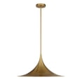 thumbnail image 3 of Bowdin 1-Light Pendant in Warm Brass, 3 of 5