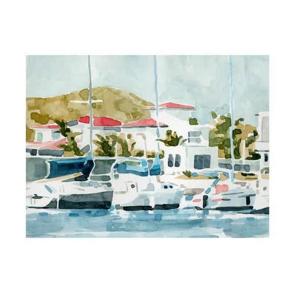 Emma Caroline 'Vintage Vacation I' Canvas Art