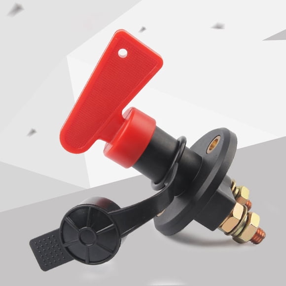 Alimentation Marche / Arrêt 12V Bouton de Batterie Rotatif pour Fourgon Automobile