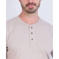 thumbnail image 6 of Real Essentials 3 Pack: Men's Cotton Short & Long Sleeve Henley T-Shirt Performance Activewear (Available in Big & Tall), 6 of 6