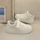 thumbnail image 1 of Zapatos blancos pequeños de primavera y otoño, zapatos de tabla para mujeres coreanas, zapatos casuales de una sola capa para estudiantes, 1 of 5