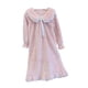 thumbnail image 5 of Camisón de mujer, camisón de invierno, vestido ligero para mujer, ropa de elegante de talla única, ropa de dormir de cuello redondo de felpa , Rosado BLESIY Camisón Mujer, 5 of 8