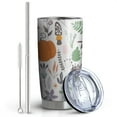thumbnail image 2 of 20oz Tumblers Fall Leaves Pumpkin Stainless Steel Vacuum Insulated Double Wall Travel Tumbler Cups Mug with Lid and Straw,Cleaning Brush for Cold & Hot Drinks, 2 of 7