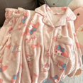 thumbnail image 1 of Sanurgent, cárdigan de felpa de dibujos animados para mujer, ropa de casa Cinnamoroll, ropa de dormir suave, ropa de dormir Kouromi Y-fj2pcszhangyuxiang zhangyuxiang unisex, 1 of 2