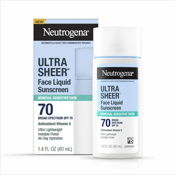 Protector solar Neutrogena Ultra Sheer Face SPF 70 41 ml Sensitive