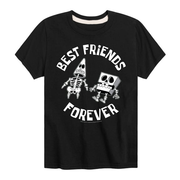 SpongeBob SquarePants - Best Friends Forever - Toddler And Youth Short Sleeve Graphic T-Shirt