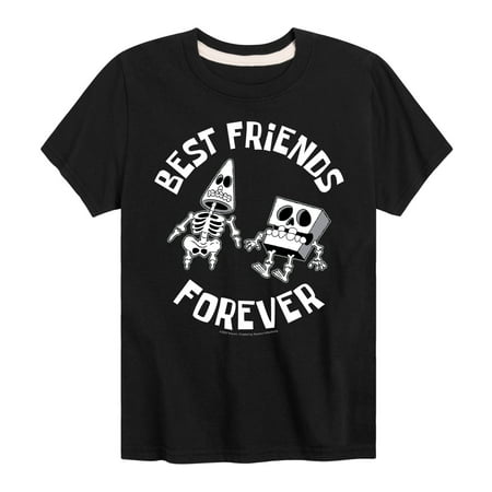 

SpongeBob SquarePants - Best Friends Forever - Toddler And Youth Short Sleeve Graphic T-Shirt