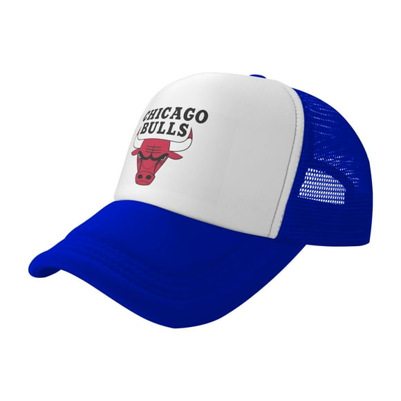 Chicago Bulls Trucker Hats Blue One Size Adjustable Snapback Hat